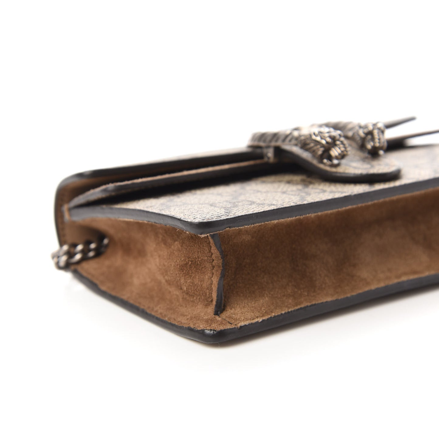 GG Supreme Monogram Super Mini Dionysus Shoulder Bag Taupe