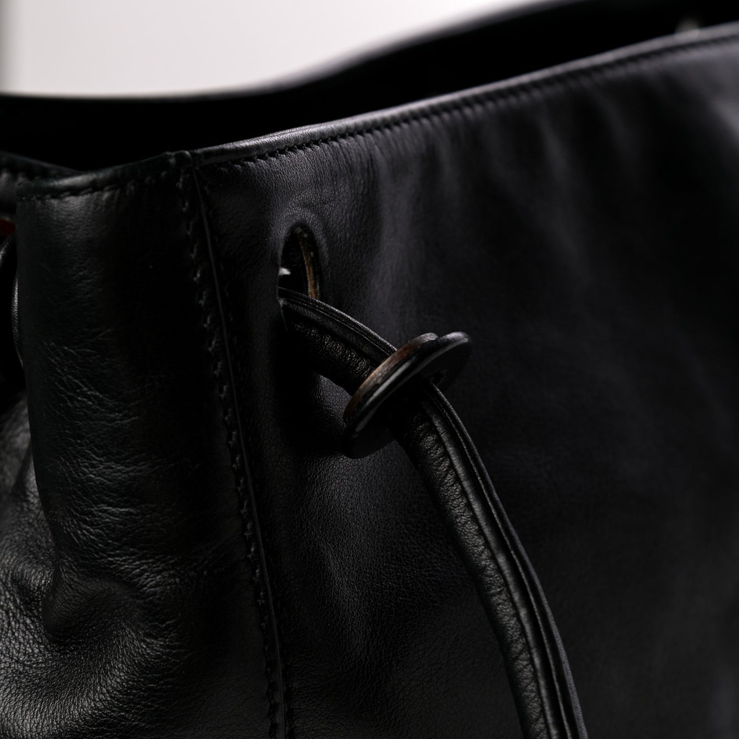 Lambskin CC Tassel Shoulder Bag Black