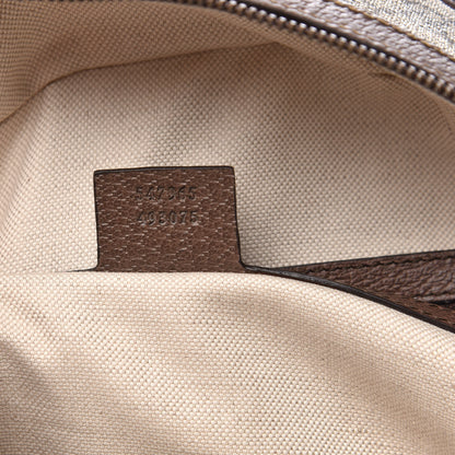Gucci GG Supreme Monogram Calfskin Web Small Ophidia Day Backpack Beige Ebony New Acero 6 of 9
