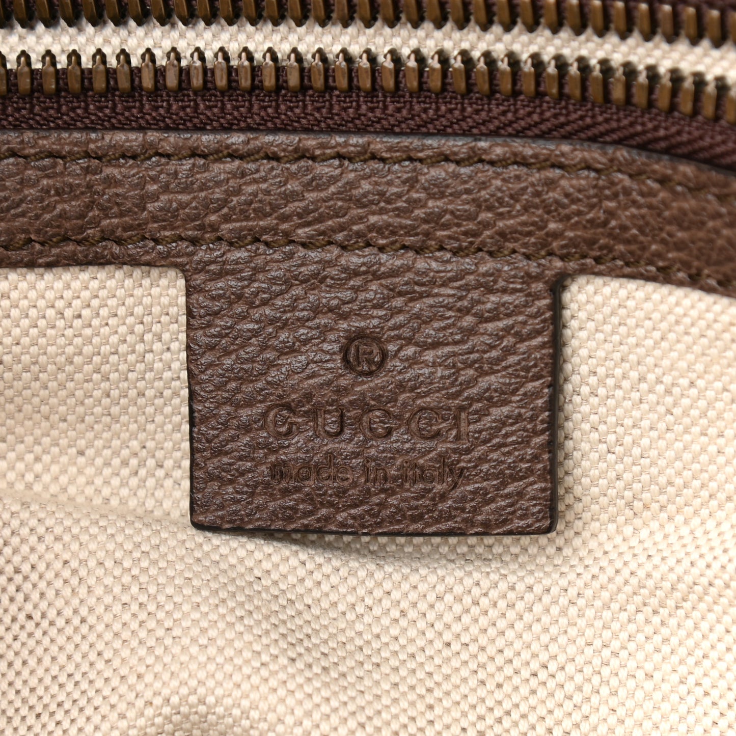 GG Supreme Monogram Calfskin Web Small Ophidia Day Backpack Beige Ebony New Acero