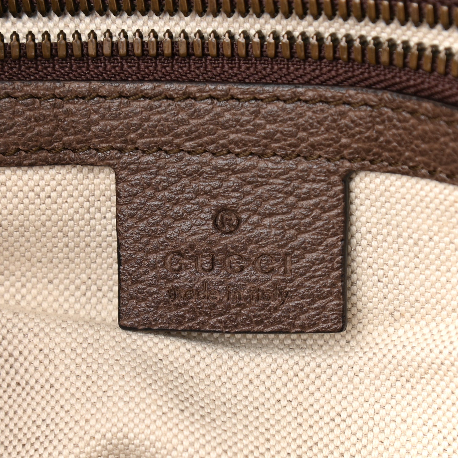 Gucci GG Supreme Monogram Calfskin Web Small Ophidia Day Backpack Beige Ebony New Acero 6 of 9