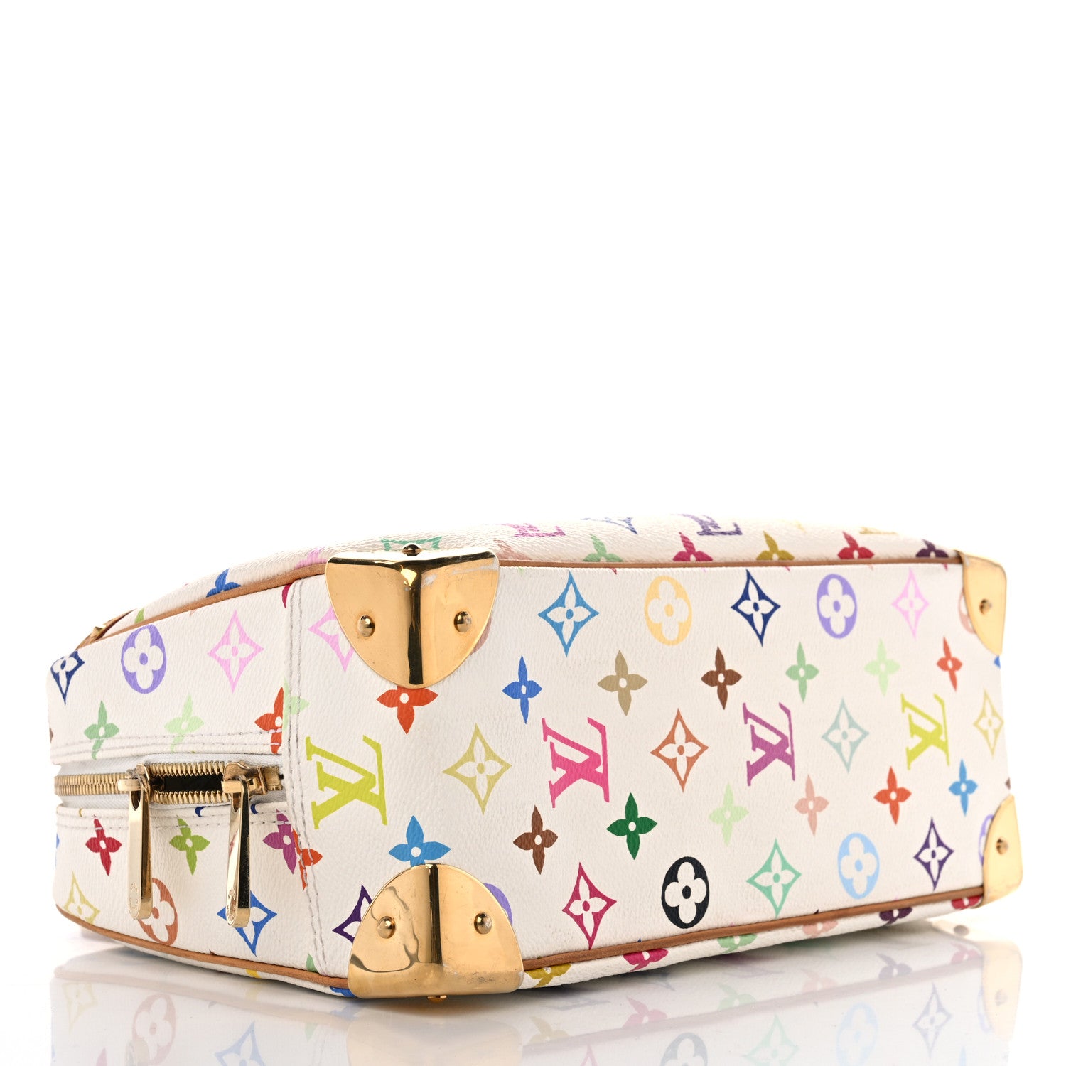Louis Vuitton Monogram Multicolor Trouville White 4 of 13