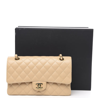 Chanel Caviar Quilted Medium Double Flap Beige Clair 10 of 10