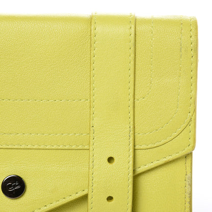 Proenza Schouler Lambskin PS1 Large Chain Wallet Sunshine 9 of 15