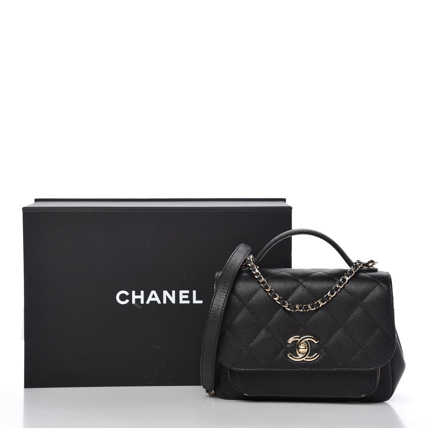 Chanel Caviar Quilted Small Business Affinity Flap Black 10 of 10
