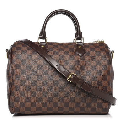 Louis Vuitton Damier Ebene Speedy Bandouliere 30 1 of 10