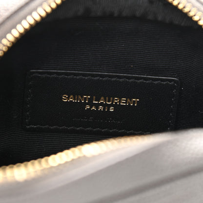 Saint Laurent Grain De Poudre Matelasse Monogram Baby Lou Camera Bag Fog 6 of 10