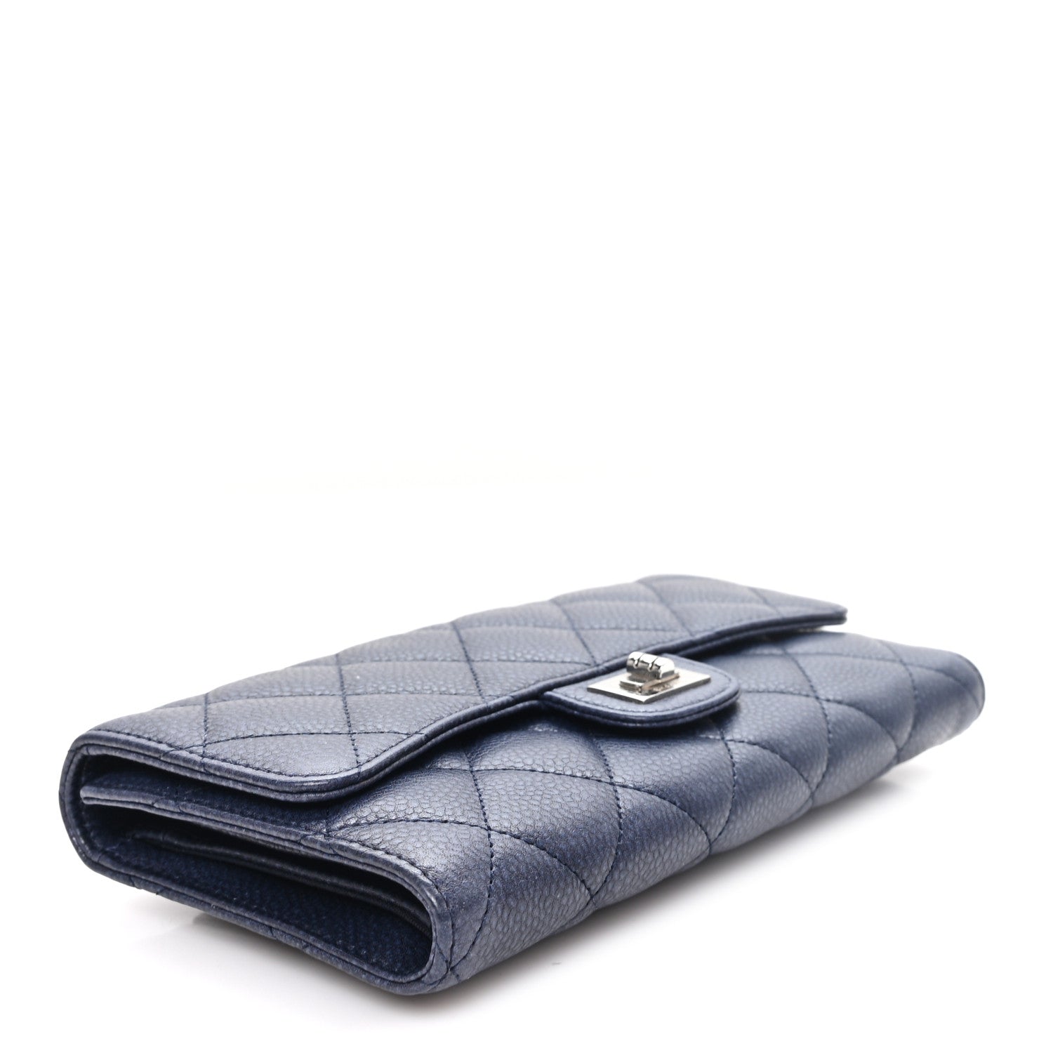 Chanel Caviar Quilted Reissue Long Flap Wallet Navy 4 of 8