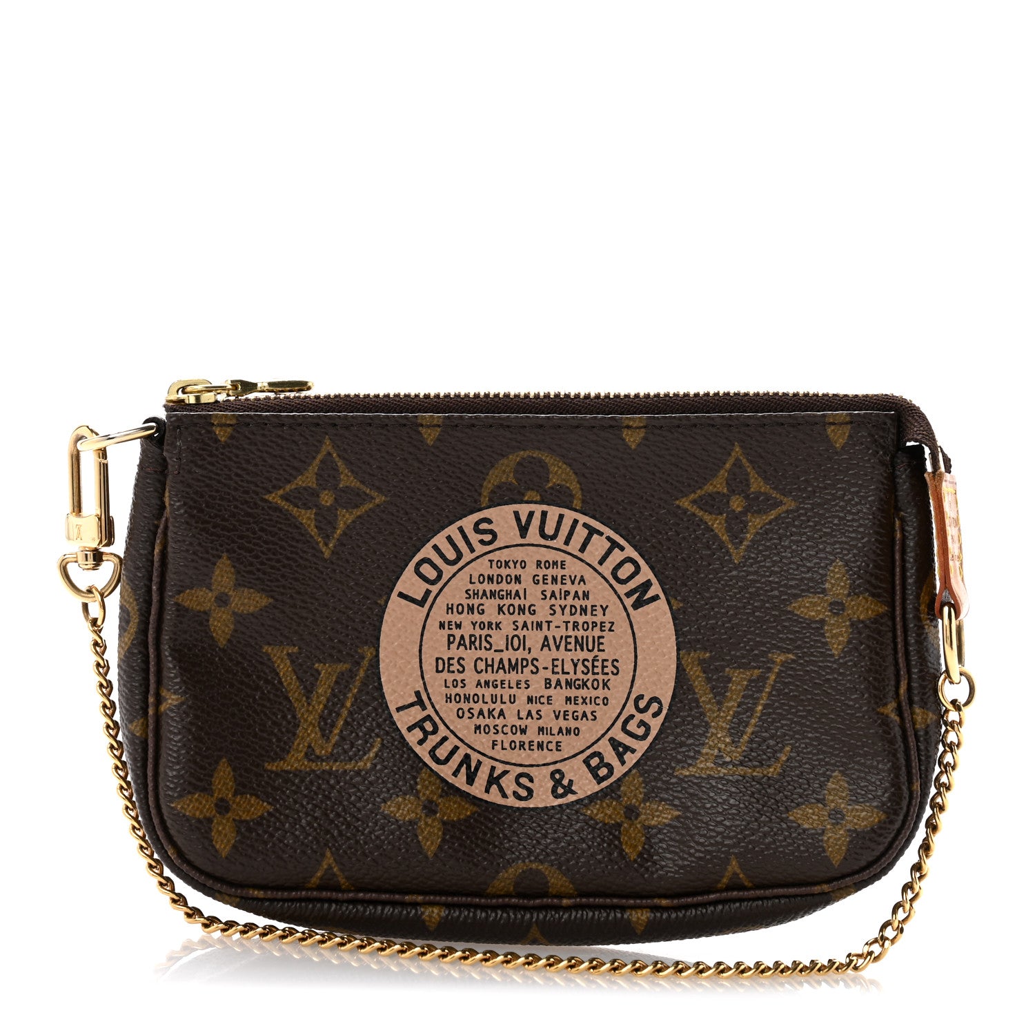 Louis Vuitton Monogram Complice Trunks and Bags Mini Pochette Accessories Beige 1 of 9