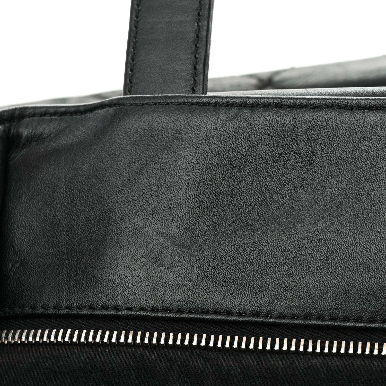 Chanel Iridescent Calfskin Quilted In The Mix Shopping Tote Black 13 of 23