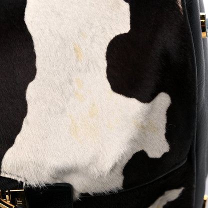 Tom Ford Calf Hair Medium Jennifer Trapeze Tote Brown White 12 of 17