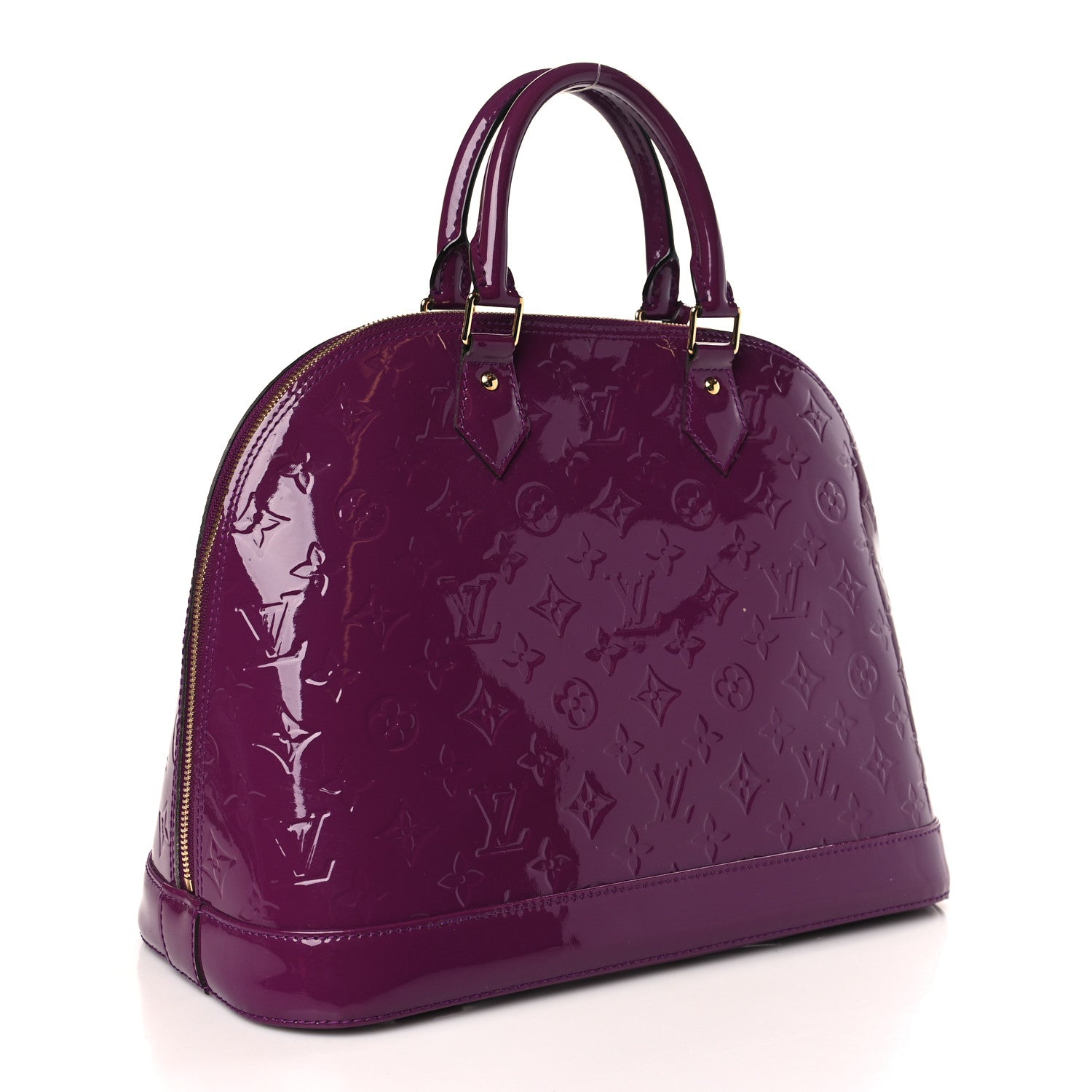 Louis Vuitton Vernis Alma MM Amethyste 3 of 9