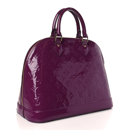 Louis Vuitton Vernis Alma MM Amethyste 3 of 9
