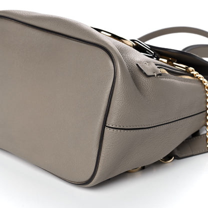 Chloe Suede Calfskin Small Faye Backpack Motty Grey 9 of 9