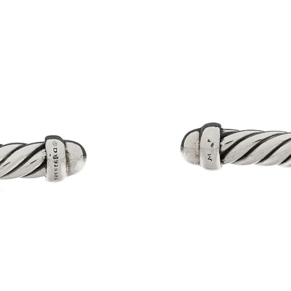 David Yurman Sterling Silver 14K Yellow Gold 4mm Cable Classics Bracelet 3 of 3