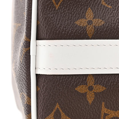 Louis Vuitton Monogram LV Match Speedy Bandouliere 25 White 6 of 9