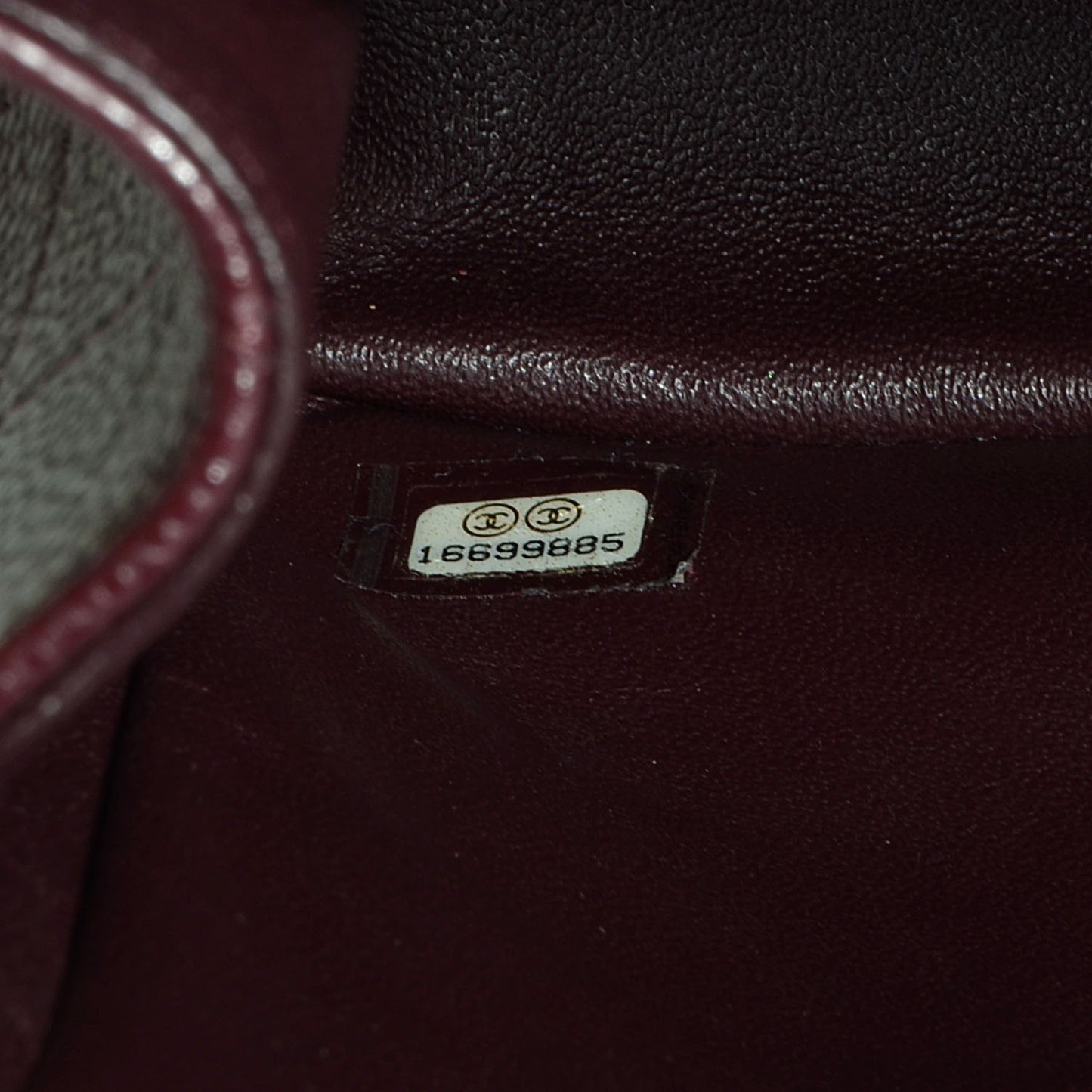 Caviar Quilted Jumbo Double Flap Burgundy