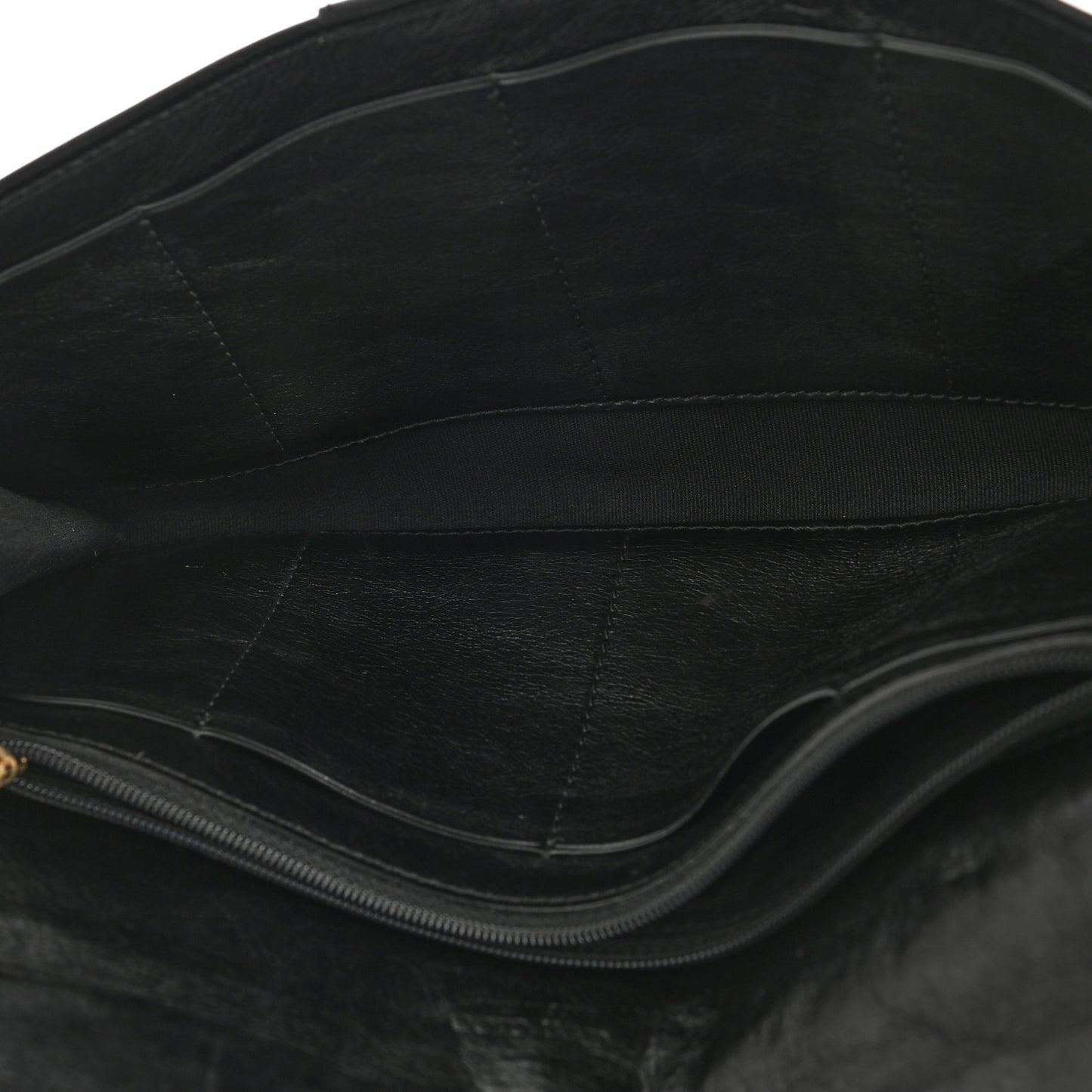 Calfskin Studded Reese Clutch Wallet Black