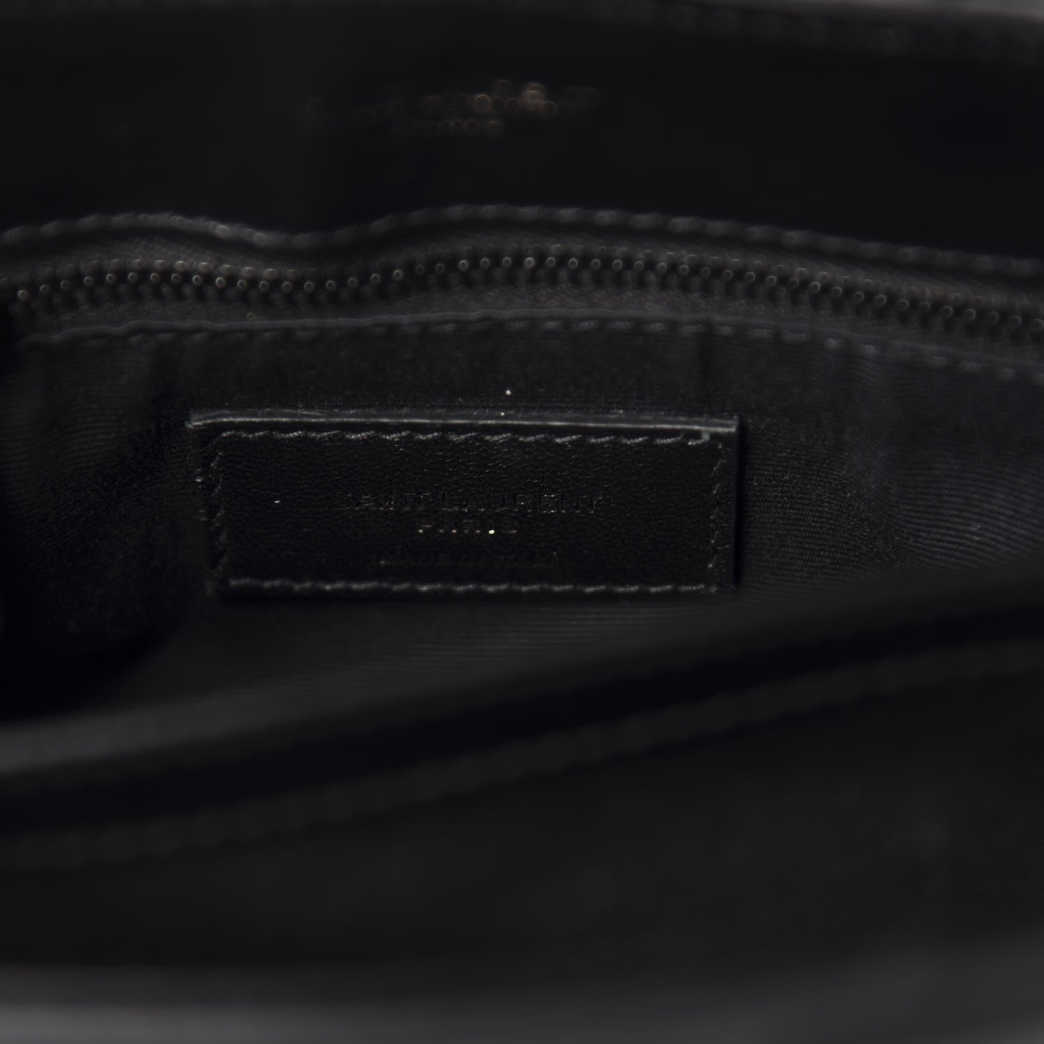 Saint Laurent Calfskin Y Quilted Monogram Toy Loulou Crossbody Bag Black 10 of 13