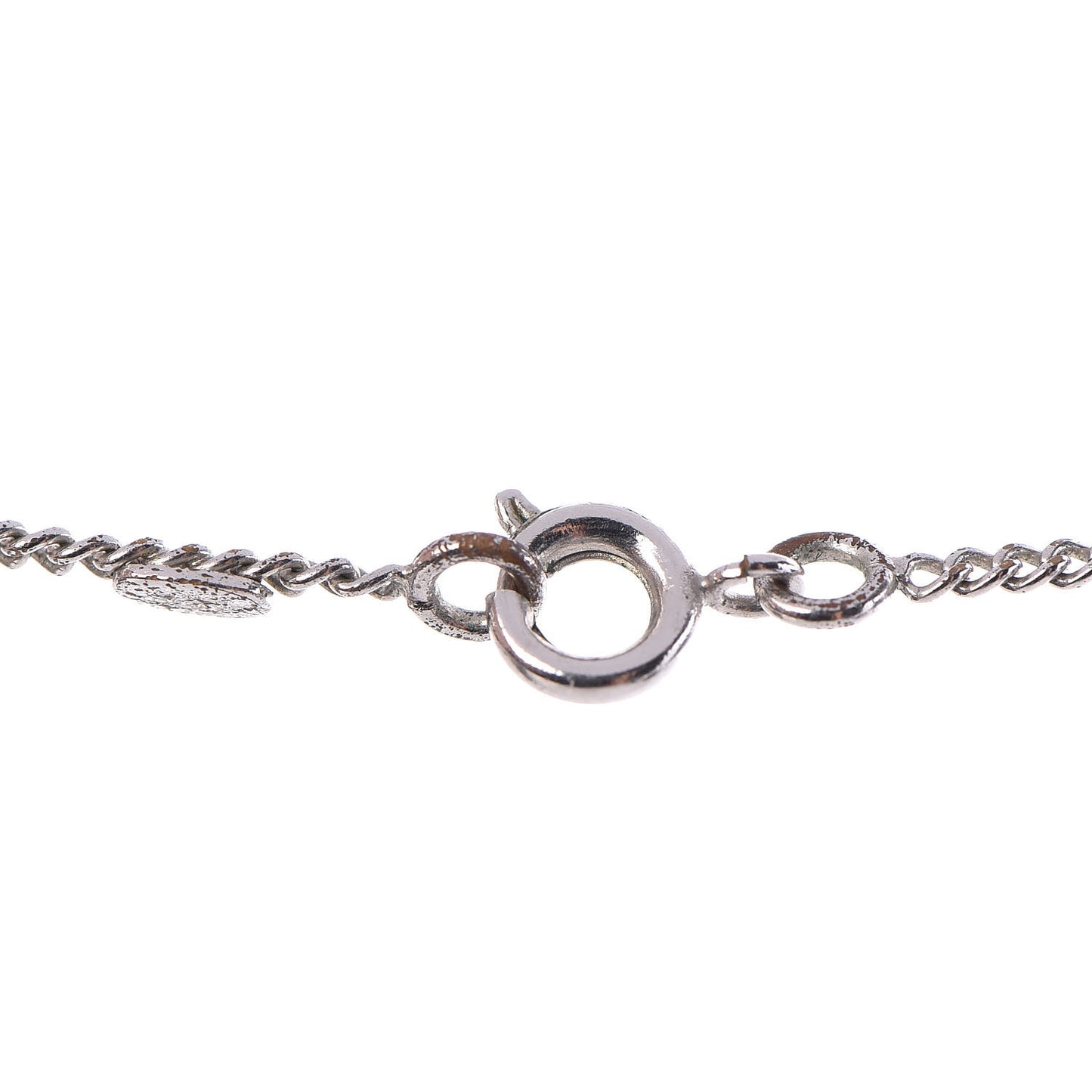 Crystal Timeless CC Necklace Silver