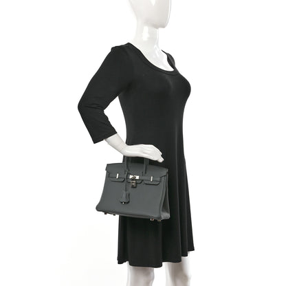 Hermes Togo Birkin 25 Vert Amande 2 of 11