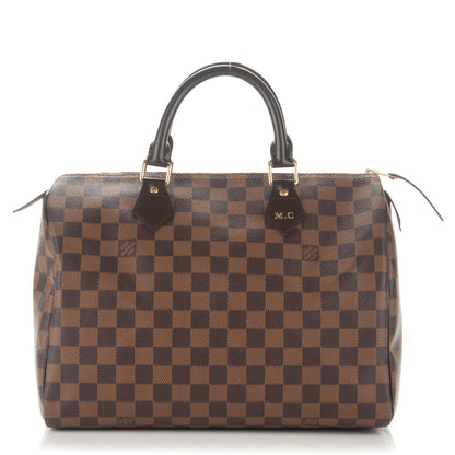 Louis Vuitton Damier Ebene Speedy 30 1 of 9