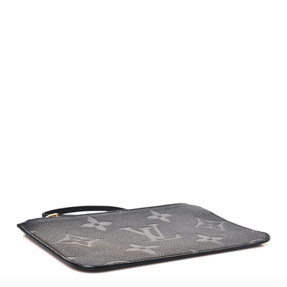 Louis Vuitton Empreinte Monogram Giant Neverfull MM Pochette Black 4 of 7