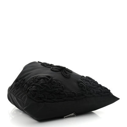 Prada Tessuto Nylon Passama Crossbody Black 4 of 10