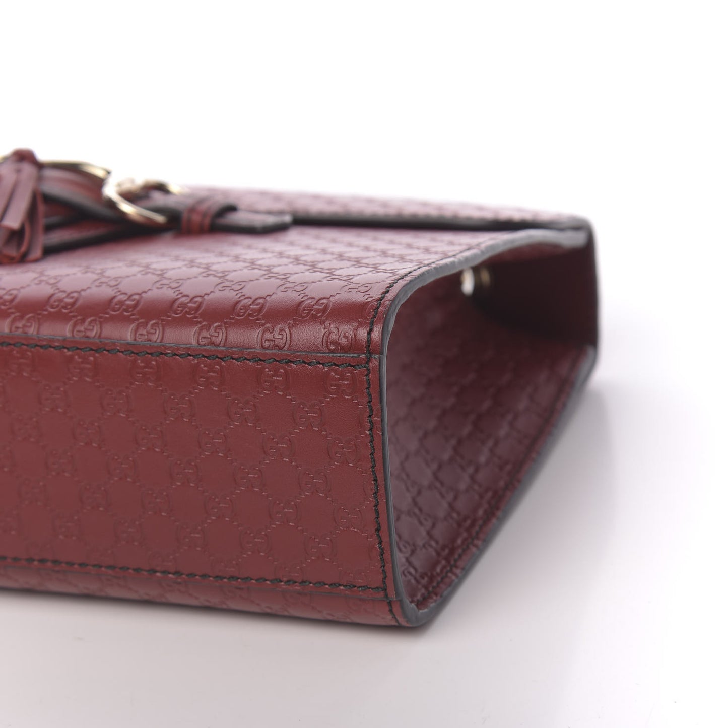 Microguccissima Medium Emily Chain Shoulder Bag Red