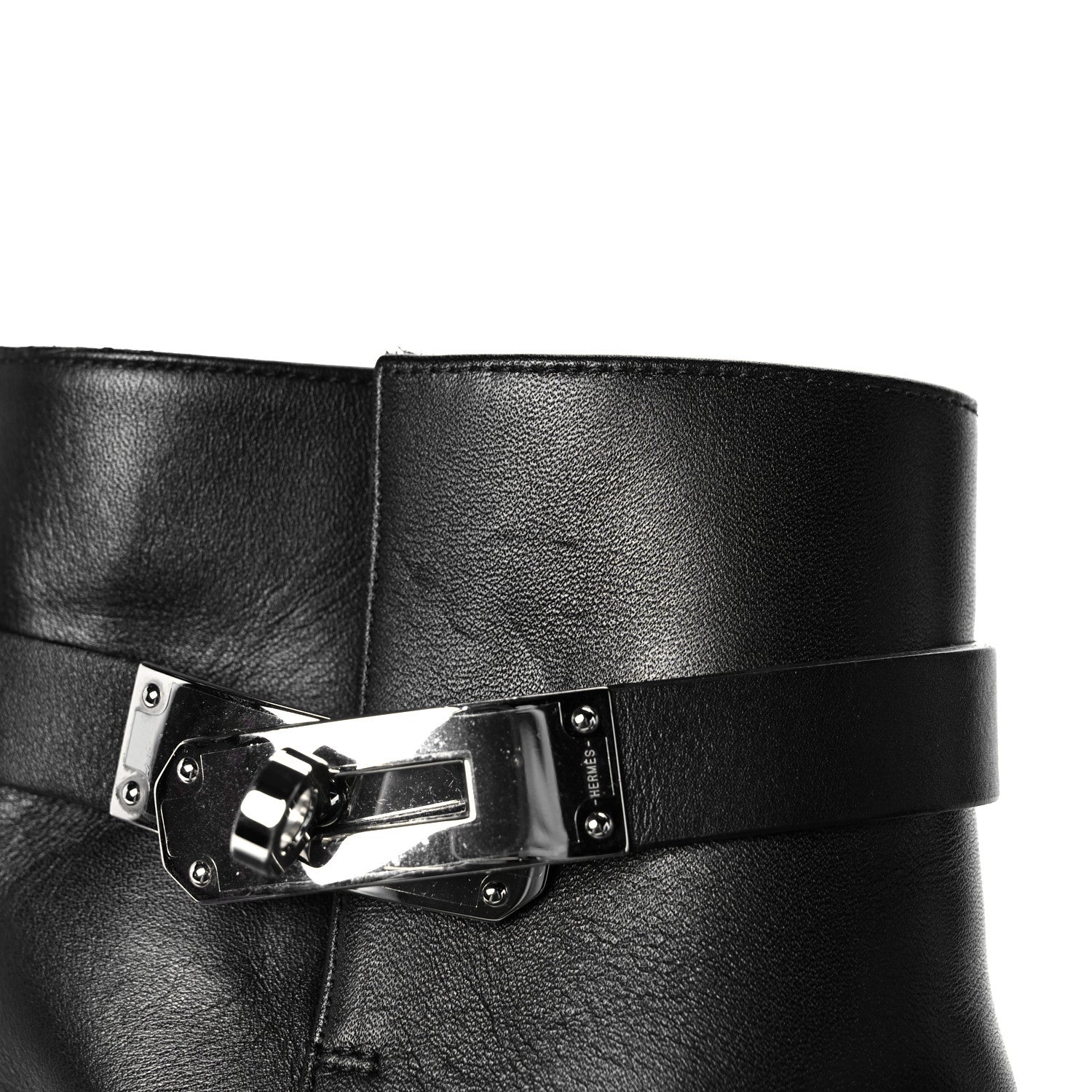Hermes Calfskin Saint Germain Ankle Boots 38.5 Black 11 of 17