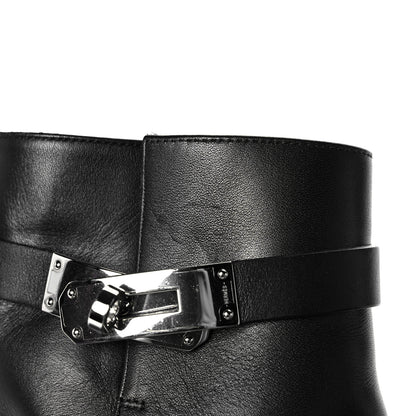 Hermes Calfskin Saint Germain Ankle Boots 38.5 Black 11 of 17