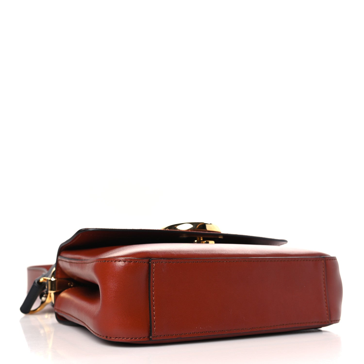 Chloe Calfskin Small C Double Carry Sepia Brown 4 of 9