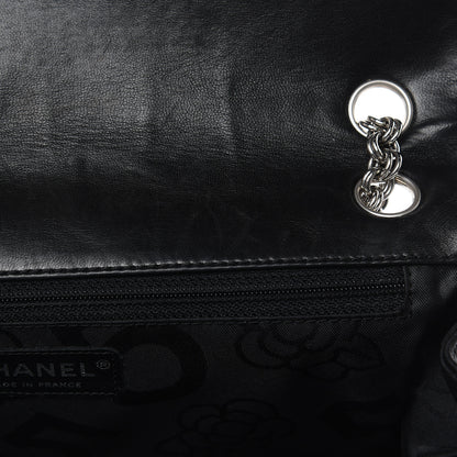 Chanel Lambskin Vertical Quilted Medium Single Flap Black 14 of 17