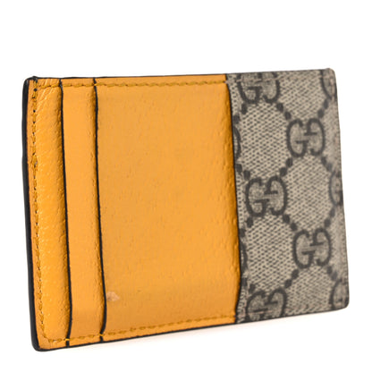 Gucci GG Supreme Monogram Neo Vintage Card Holder Beige Crop New Acero 3 of 8