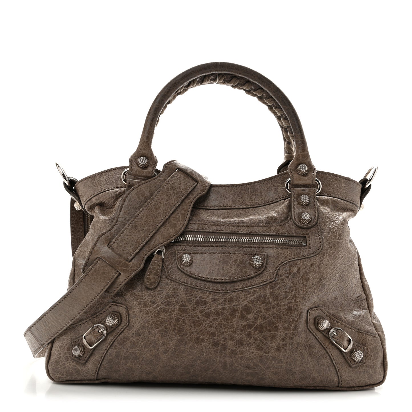 Agneau Giant 12 Silver Hardware Town Gris Poivre