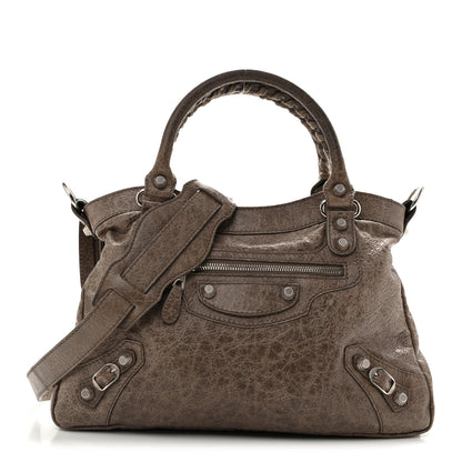 Balenciaga Agneau Giant 12 Silver Hardware Town Gris Poivre 1 of 17