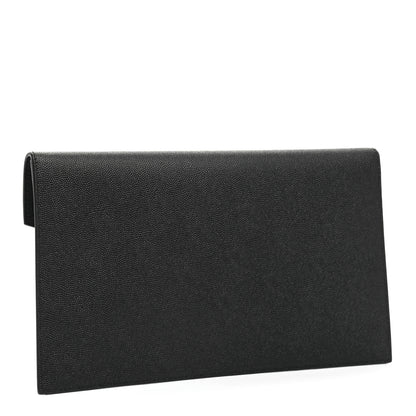 Saint Laurent Grain De Poudre Uptown Pouch Black 3 of 6