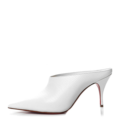 Christian Louboutin Calfskin Zarli Quart 80 Mules 36.5 White 1 of 8
