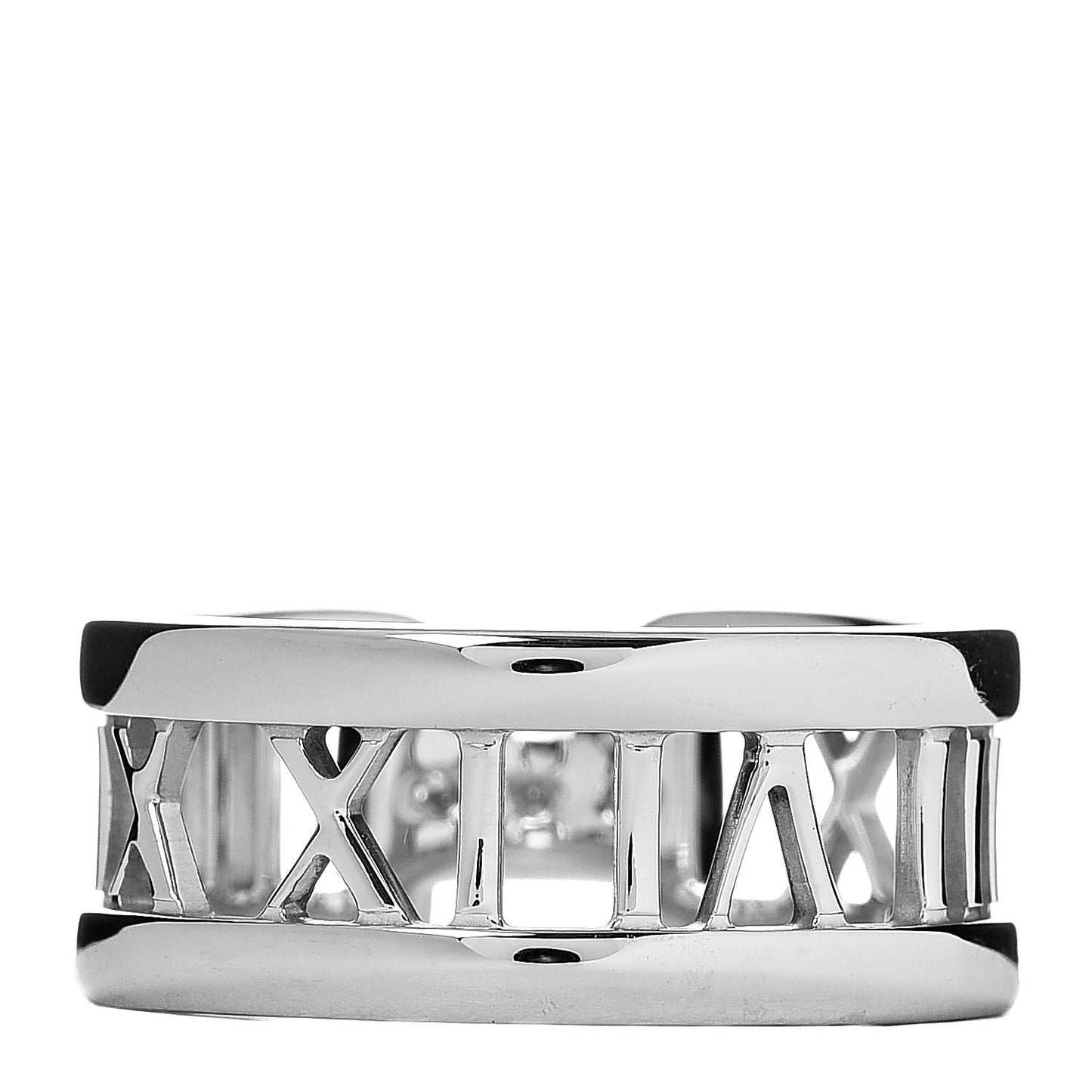 18K White Gold Diamond Open Atlas Ring 53 6.5