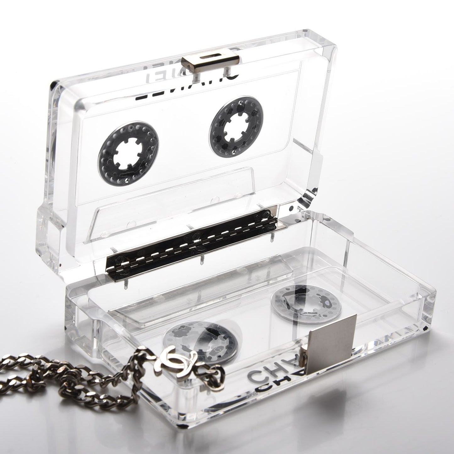 Lucite Cassette Clutch