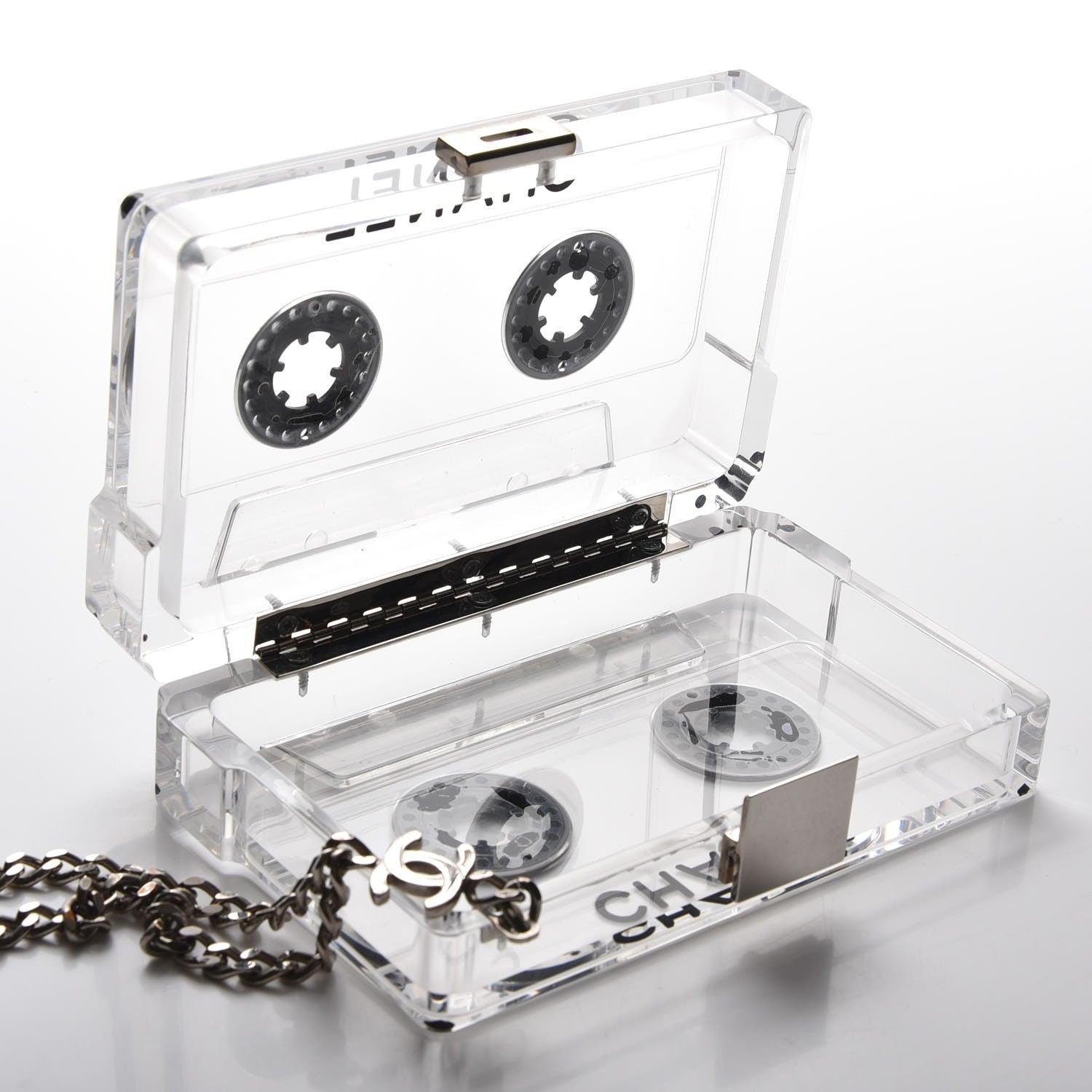 Chanel Lucite Cassette Clutch 5 of 7