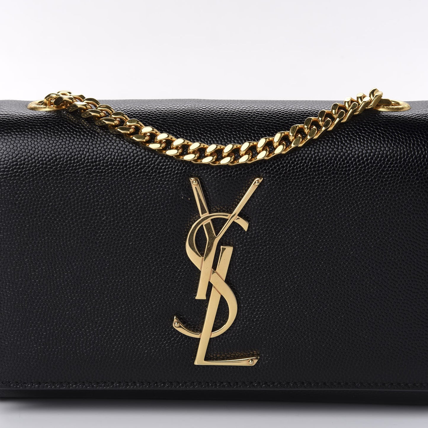 Grain De Poudre Small Monogram Kate Satchel Black