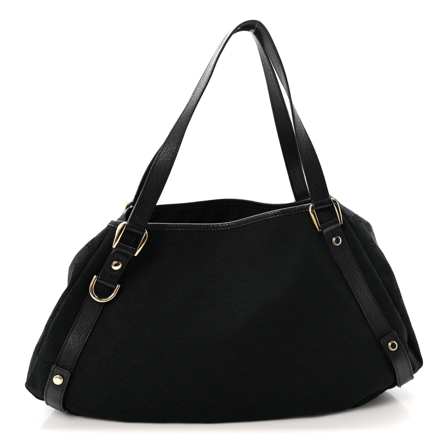 Gucci Monogram Medium Abbey Shoulder Bag Black 1 of 10