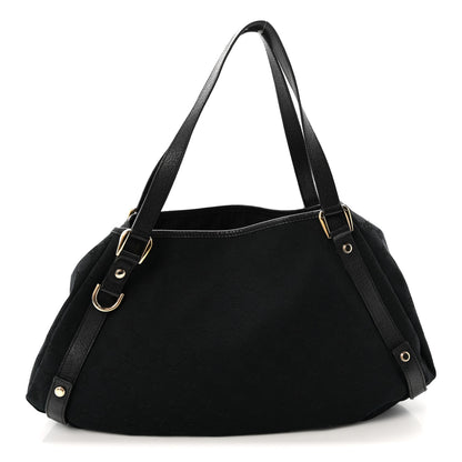 Gucci Monogram Medium Abbey Shoulder Bag Black 1 of 10