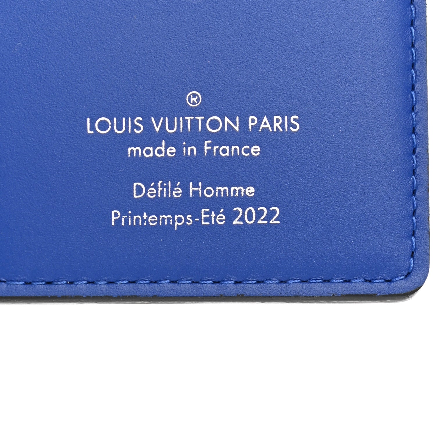 Louis Vuitton Taurillon Illusion Pocket Organizer Bleu Rose 6 of 7