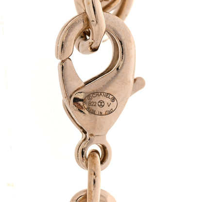 Chanel Crystal CC Chain Bracelet Gold Silver 5 of 6