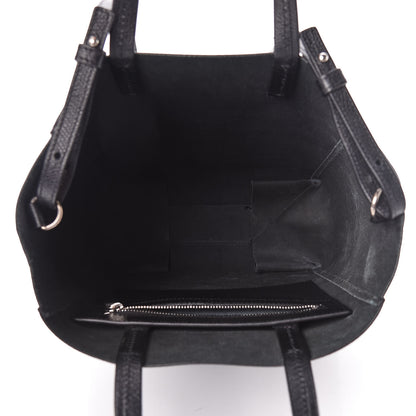 Celine Grained Calfskin Small Vertical Cabas Black 6 of 15