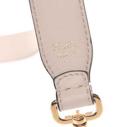 Fendi Calfskin Flat Studded Adjustable Strap You Camelia 4 of 4