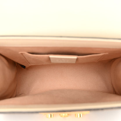 Gucci GG Supreme Monogram Calfskin Small Padlock Shoulder Bag Beige Mystic White Sun Oil 5 of 9