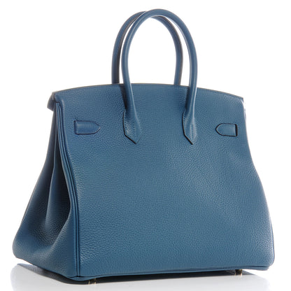 Hermes Taurillon Clemence Birkin 35 Colvert 3 of 10